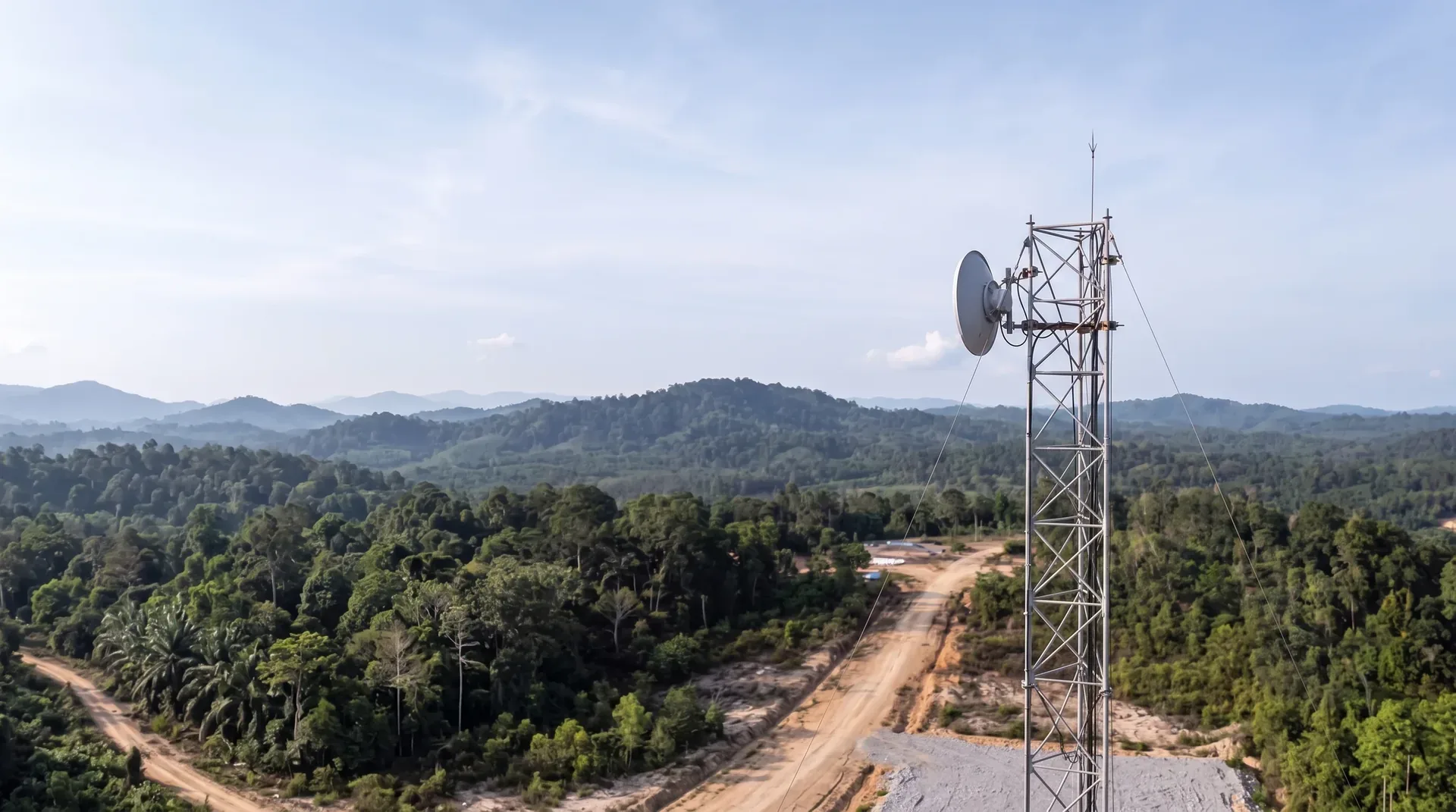 Infrastruktur Menara Telekomunikasi & Radio Microwave Antar-Pulau BKU